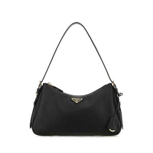 PRADA 블랙 가죽 미디엄 Aimee 숄더백 1BC229VLVM2CYS F0002