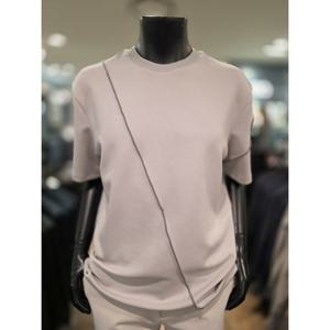 [바쏘옴므][바쏘옴므] Z2KR29A 25년S/S 라이트그레이 사선오버로