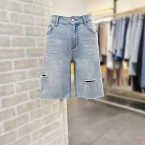 [레코브]LC61E8DT509X_데님 슬림핏 5부 데님 쇼츠