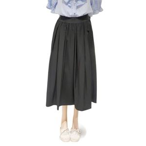 [숲]밴딩 주름 플레어 롱스커트 SB6SR30D