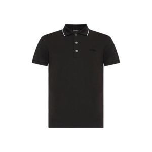 Zegna 로고 자수 반소매 폴로셔츠 UE358A8E746 M09 TP942755724