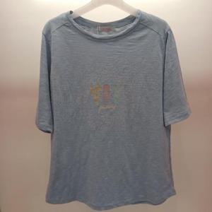 Latium HC06 국내생산 뚝떨어지는 기장 좋은 선인장 라운드 5부반팔 면티 T2523ts49LB