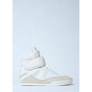 25 FW 끌로에 여성 킥 하이탑 스니커즈 chl0259022wht