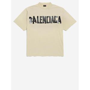 BALENCIAGA Balenciaga T-shirts and Polos Ivory 764235TSVK19501