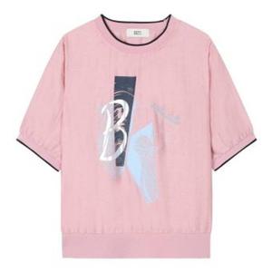 [베스띠벨리]린넨로고프린팅블라우스 BJBAH2443