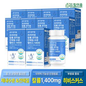 드림이음 프리미엄 칼륨 포타슘 전해질 수분 밸런스 1400 1000mg x 120정 10박스