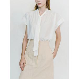 [헤레이스](냉감)타이 블라우스_YMSH25SS999