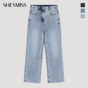 [쉬즈미스] 스트레이트 데님 팬츠_SSMSLP32050
