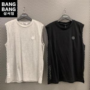 뱅뱅 HC04 여름 남성 와펜밑단트임 슬리브리스 CTL392