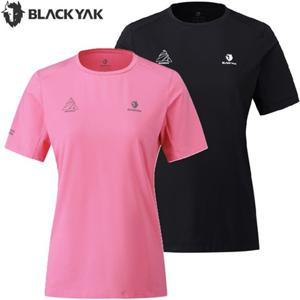 블랙야크 여성 경량 티셔츠 트레일러닝 라운드 반팔티2 1BYRTFU502