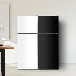 하츠 135L 글라스 냉장고 CRR-12651E 블랙, 화이트