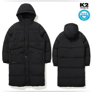 K2 양말증정 RDS 남성 겨울용 롱 야상 벤치 다운 KMW24583US