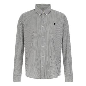 AMI PARIS Ami De Coeur striped shirt HSH763CO0087039