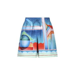 카사블랑카 숏팬츠 MPF25 TR 012 07GALAXY COURT MULTICOLOUR