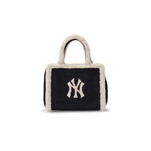 MLB토트백 PQJ 3AORS0746-50BKS 베이직 무스탕 스몰 토트백 뉴욕양키스