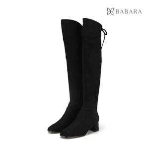 [바바라] 리본디테일 니하이 롱부츠 5cm_AAD811BB