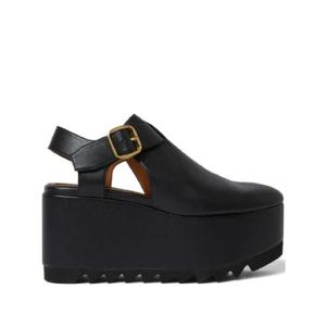 STELLA McCARTNEY 스텔라 맥카트니 블랙 웨지 샌들 2215587