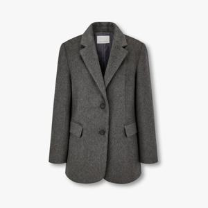 [보브]울 블렌드 오버핏 싱글 자켓7155410005Y