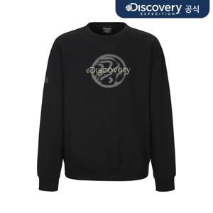 아웃도어 전판 그래픽 기모 맨투맨 (BLACK)  DXMT51056-BKS