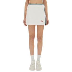 카사블랑카 스커트 WPS25 SK 134 01BRIGHTWHITE White