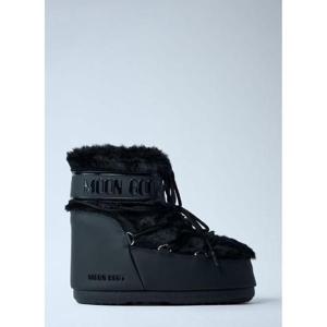 25 FW Moon Boot 남성 아이콘 로우 나일론 부츠 mnb0362009blk
