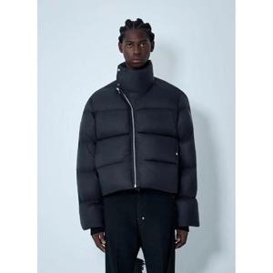 25 FW 릭오웬스 남성 터틀 퀼팅 마감 재킷  ric0161015blk