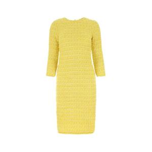 발렌시아가 미디 원피스 704556 T16507200 YELLOW