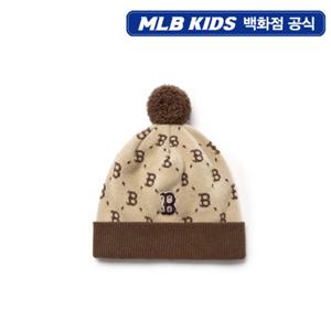 [MLB키즈PG] 모노그램 폼폼 비니 (7ABNMD156-43BGS)