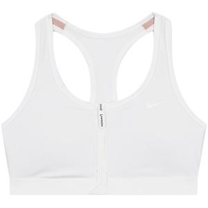 나이키 스우시 프런트지퍼 DRIFIT 패드 스포츠브라 (FN2732-100)