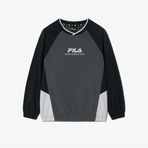 [휠라키즈] PF 와셔 경량 우븐 맨투맨 (FK2WTG3301M_BLK)