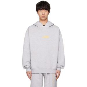 25 FW 세븐 데이즈 액티브 남성 그레이 킹 후드티 231932M202002