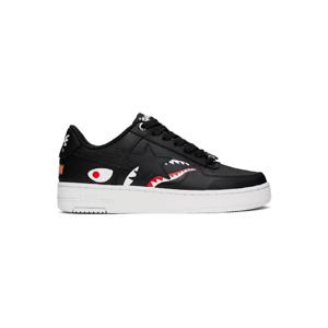 25 FW BAPE 남성 블랙 스타 샤크 스니커즈 242546M237030