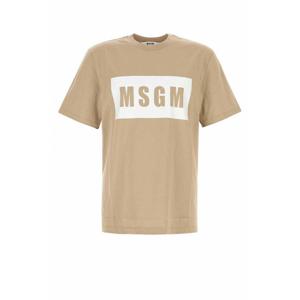 [MSGM] 라프리마 남성 티셔츠 3640MM520247002 23 베이지 o Tan /2