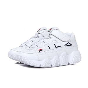 [토박스]휠라 키즈 바리케이드 97 로우 키즈 화이트 FLYCA3BRR011WHT