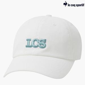 [르꼬끄] 공용 볼드 레터링 볼캡 QQ123ACP24_WHT