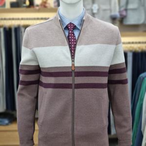 [피에르가르뎅]가을겨울신상 블럭 풀집업 가디건PPKC33628605_SH