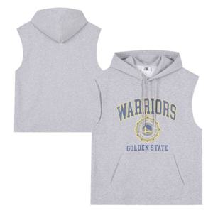 [NBA] LAL 슬리브리스 후드티셔츠 (멜란지그레이) N252TH050P