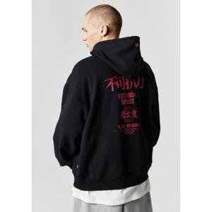 UFC 불가항력III 오버핏 후드티 블랙 U2HDW1309BK