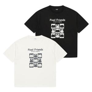 에꼴리에 HC33 5부 픽셀 프렌즈 루즈핏티 25B0452