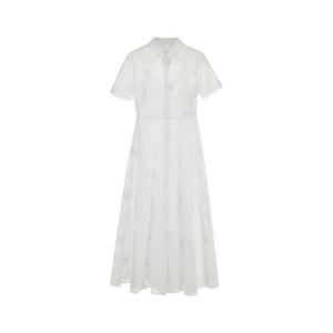 발렌티노 가라바니 미디 원피스 5B3VA9418PF A03 AVORIO