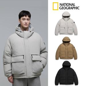 내셔널지오그래픽 [택가 439,000원] 남여공용 쿠온 아웃포켓 구스 다운 점퍼 N244UDW100