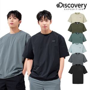 [디스커버리] 25SS 신상/공용/여성/남성/오버핏/냉감소재/프레시벤트 폴튼 트레이닝 반팔 티셔츠 DXTR7A053