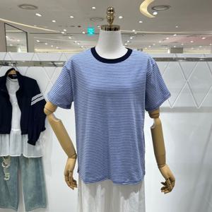 [밸리걸] 스트라이프 루즈핏 티셔츠 813130