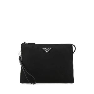 PRADA 블랙 리나일론 클러치 2NE7892DMH F0002