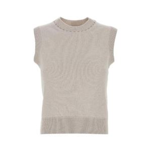 FENDI Cappuccino cashmere vest FZXD20AUHQ F16A8