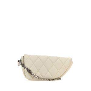 BURBERRY 화이트 가죽 Shield Lock 숄더백 8087270 A1464