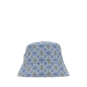 PRADA 프린트 리나일론 버킷햇 1HC1372CXO F0012