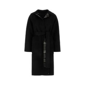 BURBERRY 블랙 울 리버서블 코트 8093827 A1189