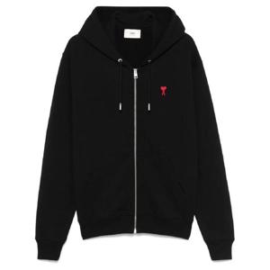 AMI Paris 아미 드 쾨흐 로고 오가닉 코튼 후디 H25BFUSW435730