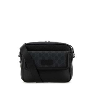 GUCCI Black leather small crossbody bag 795464FACU5 1000